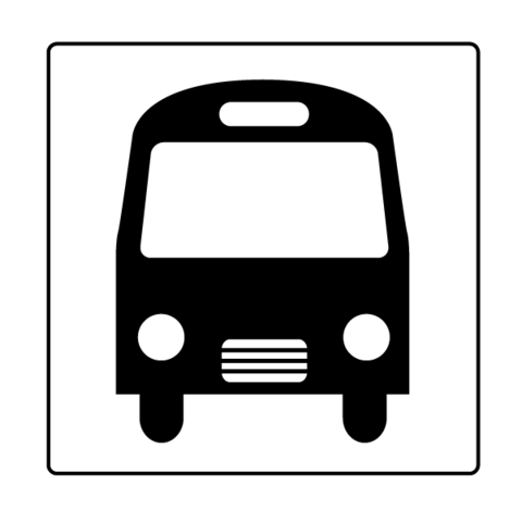 W041-O　ピクトサイン【バスのりば】